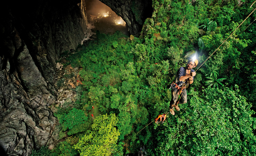 Son Doong, la plus grande grotte du monde au Vietnam.