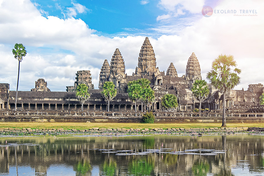 Siemreap, temple d'Angkor, Cambodge